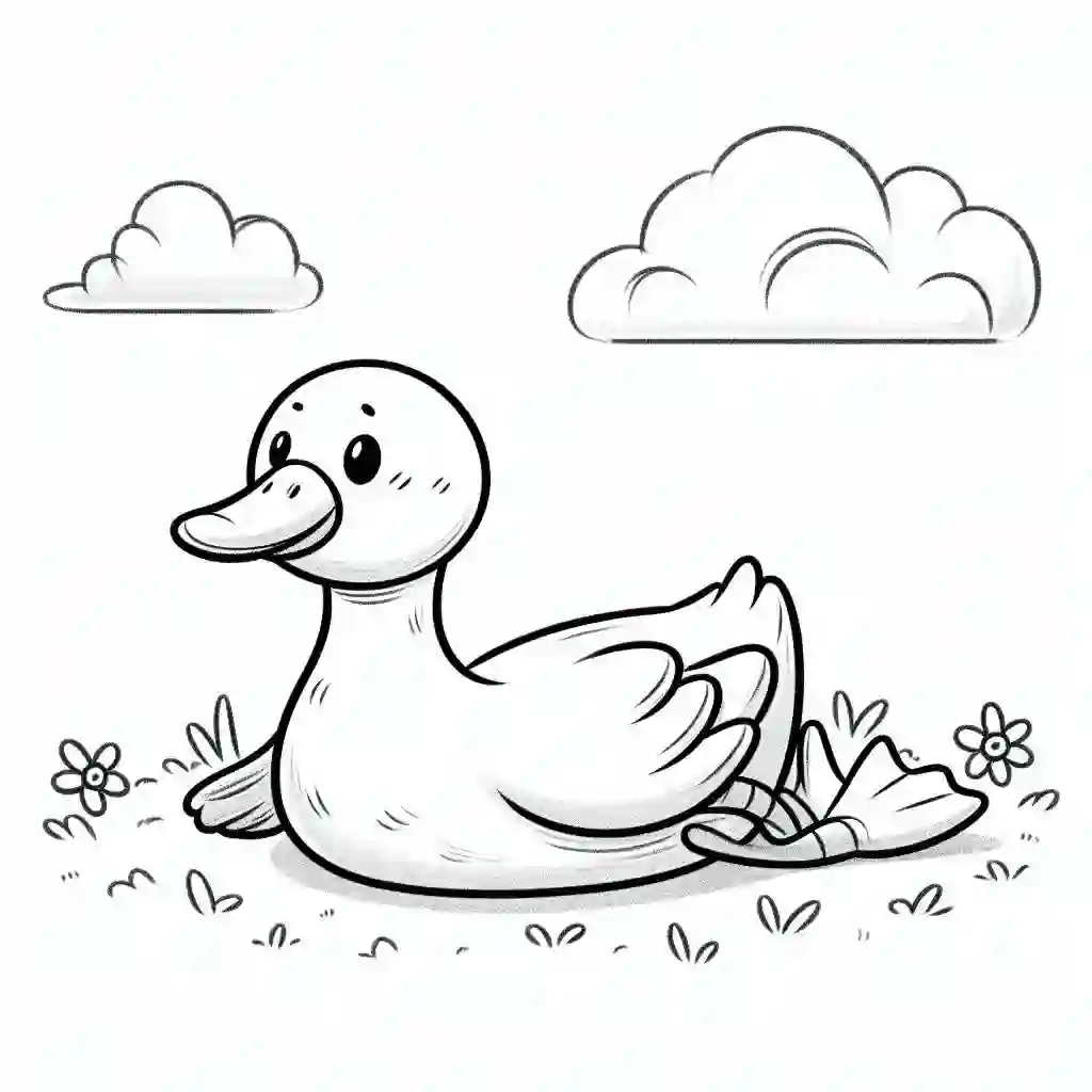 Duck-Laying-Down