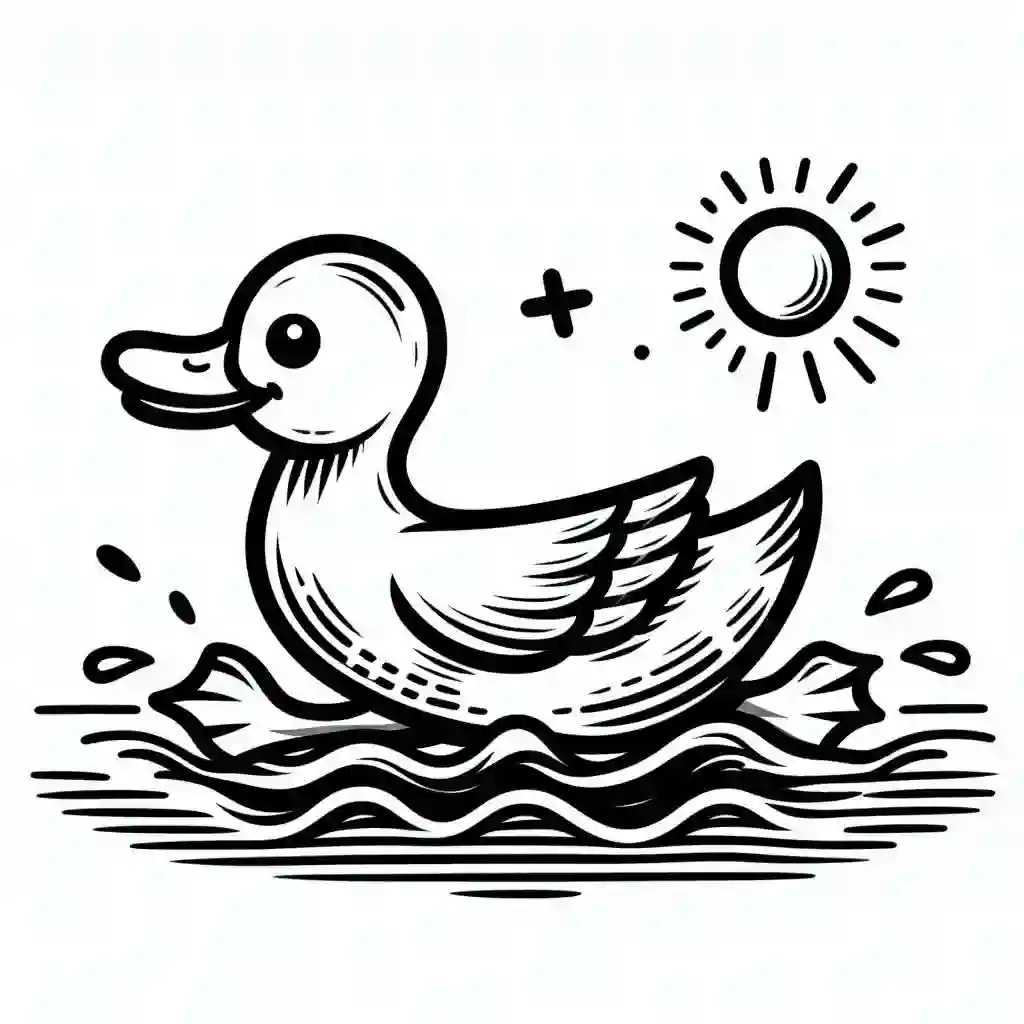 Duck-Swimming