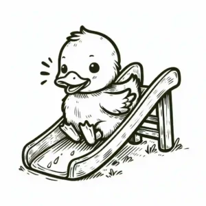 Duckling-on-Slide