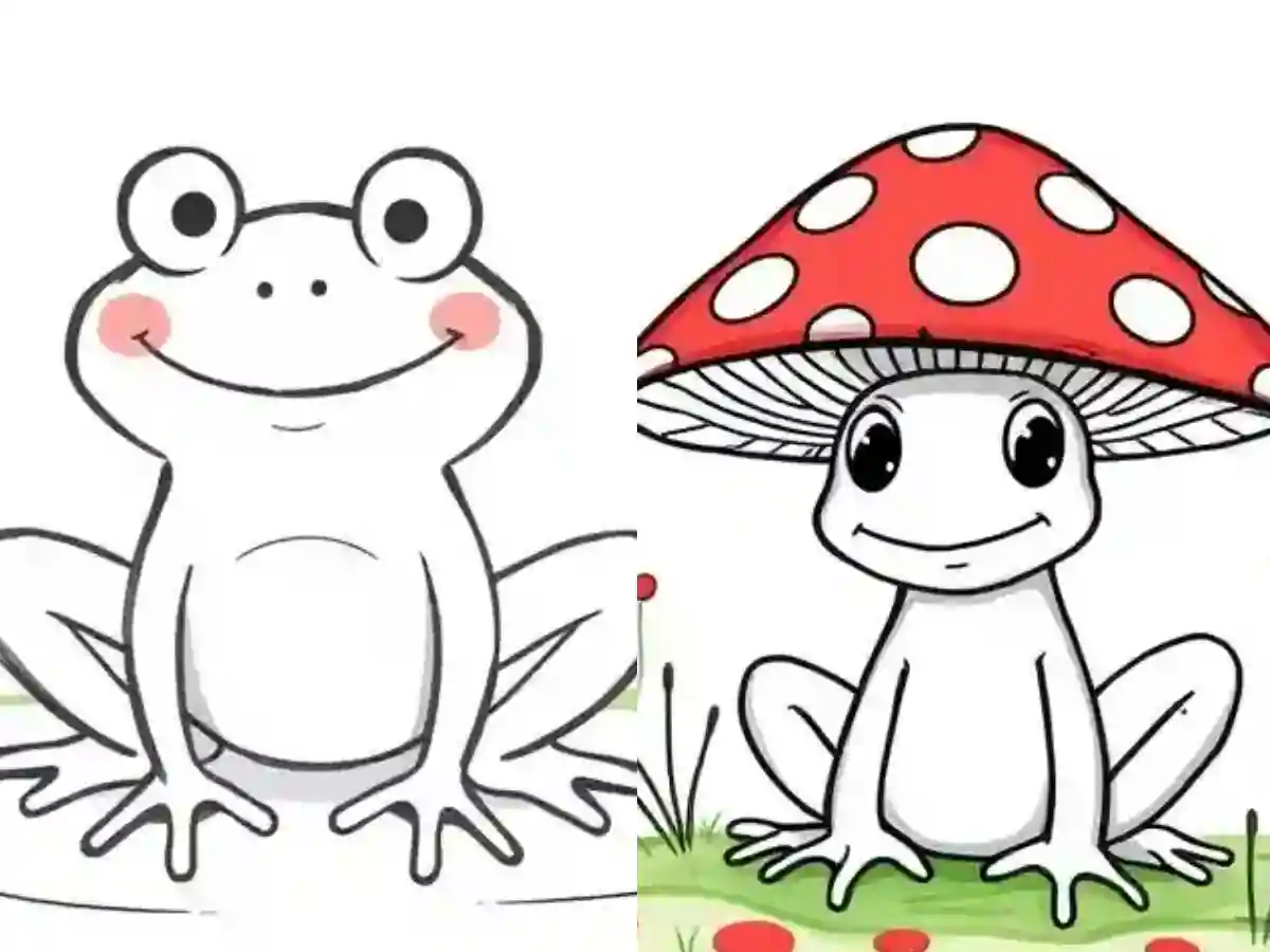 Cute-New-Adorable-And-Easy-Frog-Drawing-Ideas